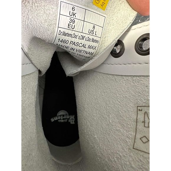 NEW Dr. Martens Jadon 8-Eye White Boot Size 8 - Picture 5 of 6